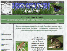 Tablet Screenshot of cressanthill.com